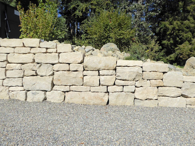 Kalksteinmauer